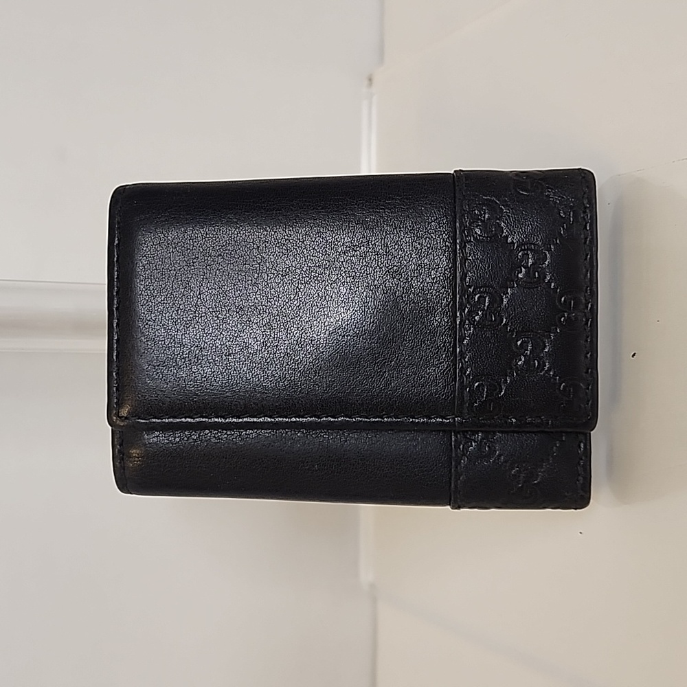 Gucci Guccissima Leather Key Case